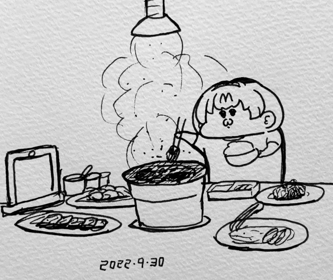 焼肉を始めるサーバルちゃん 