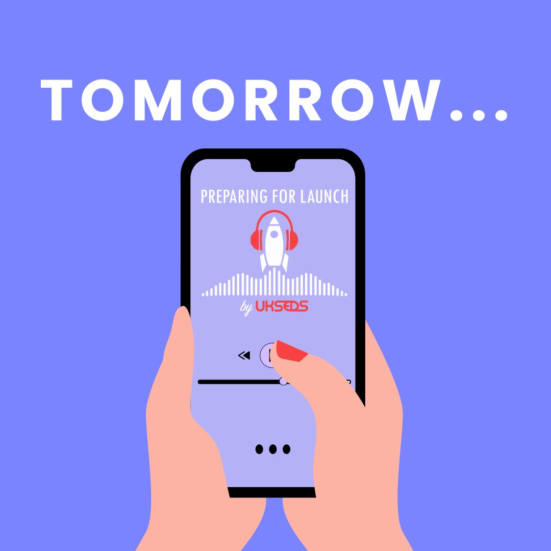 UKSEDS's tweet photo. T -1 day to launch... π
Who's ready for the relaunch of Preparing for Launch, UKSEDS' podcast? Keep your eyes peeled for THREE podcasts tomorrow, featuring some exciting guests! β¨
Will you be listening?π
#UKSEDS #PreparingforLaunch #podcast https://t.co/6KXcHGCLj8