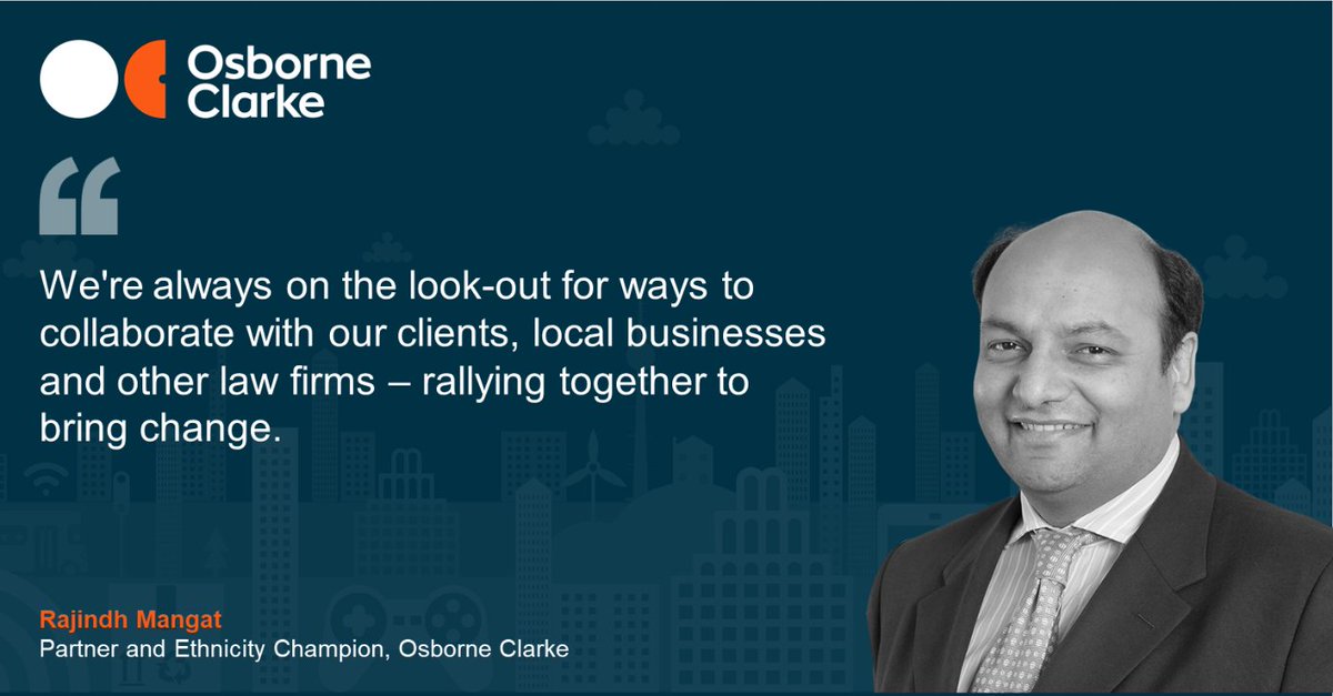 .<a href="/OsborneClarke/">Osborne Clarke</a> is one of 900+ #RaceAtWork Charter signatories, committed to #WorkItFairer by taking 7️⃣ key actions to improve the quality of opportunities in its workplace, including appointing an Executive Sponsor for race. You can too: bitc.org.uk/race/?utm_sour…  #WorkItTogether