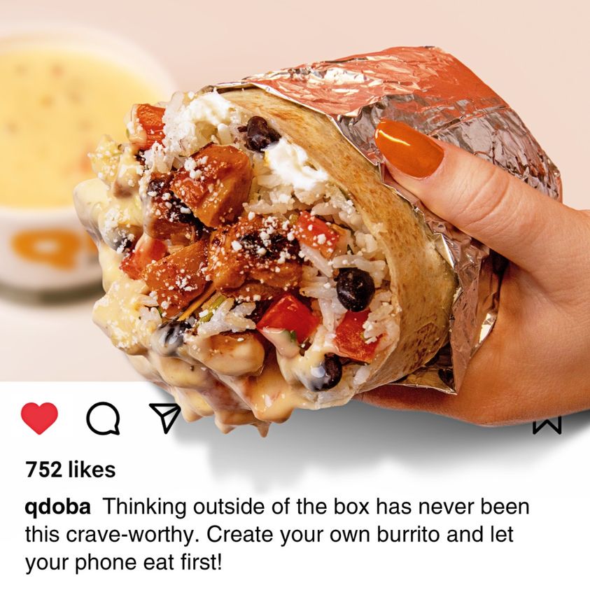 If this post gets more likes than the photo above before the end of the day, our boss said we can leave work early and treat ourselves to a burrito. 

Help a QDOBA lover out. 🌯 😏