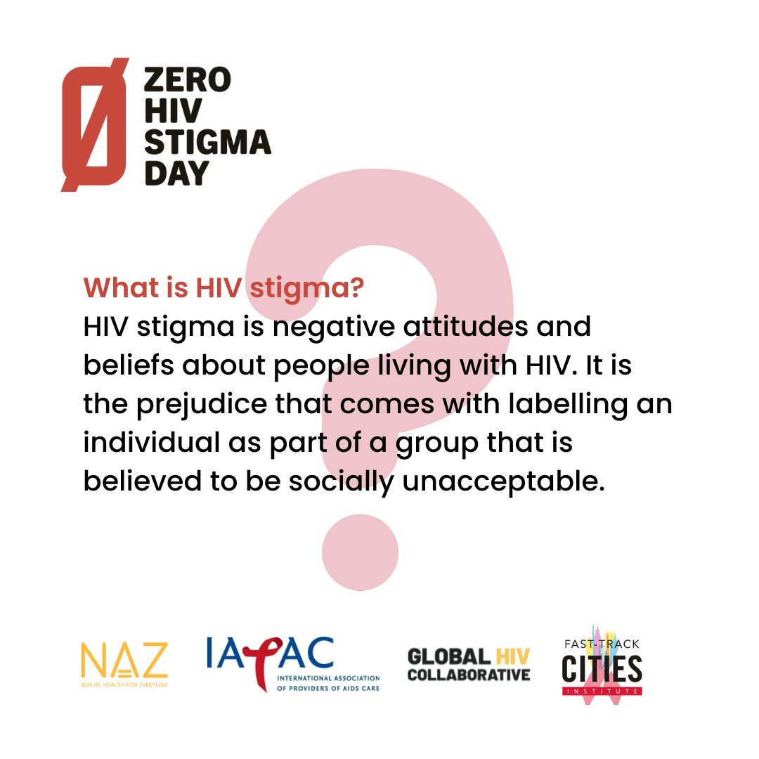 What is #HIVstigma ❓

Learn more at 👉🏿 zerohivstigmaday.org

#HIV #hivstigma #zerohivstigmaday