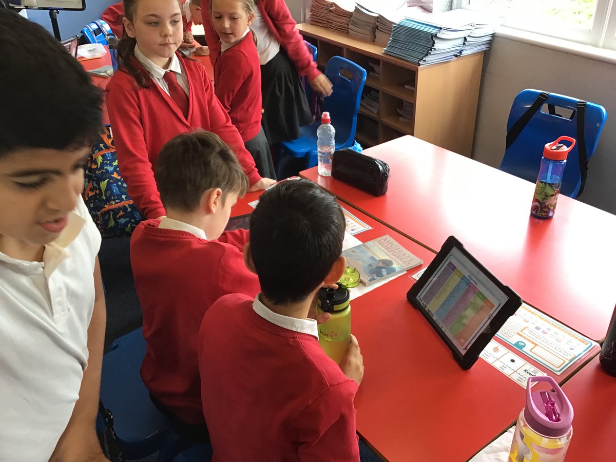 P5 are currently reading This Morning I Met A Whale by Michael Morpurgo. They are taking their reading into writing, and worked enthusiastically and responsibly, to each plan one section of a character description of Michael, the main character. #reading #writing #groupfun