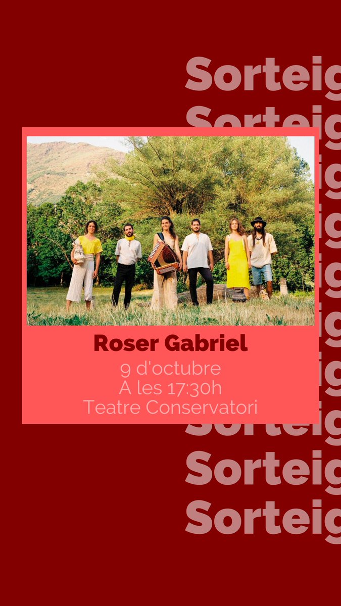 enderrock's tweet photo. Vols anar a la @FMediterrania? Sortegem una entrada doble per a: 

➡'Les eines', el nou espectacle de #DavidSoler, @BagesMarcel i @corjoveaunio

➡'L'Arbre humà' de #RoserGabriel

PARTICIPA!⤵
https://t.co/PbwTa2Znkm https://t.co/kLI5pnbNIt