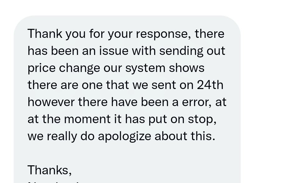 Monkey_Chopstix's tweet photo. @boostpoweruk what does this response even mean?!  I asked when the new prices are being shared with customers. Surely you know what you will be charging people from tomorrow? https://t.co/K5VJrfsoW0
