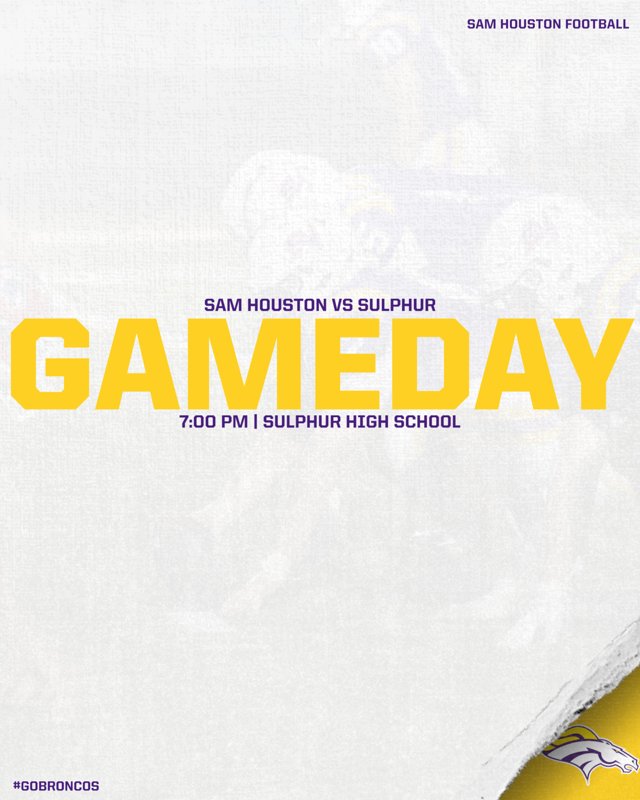 Sam Houston Bronco Football tweet media