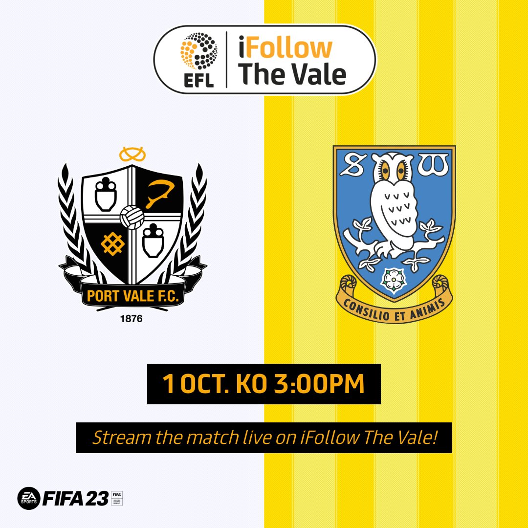 I follow port vale best sale