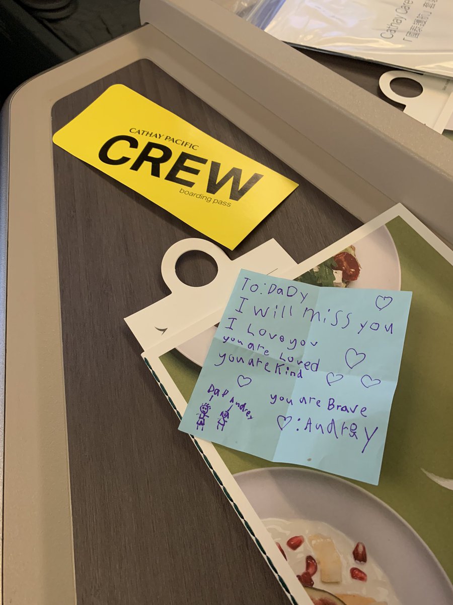 CraneBryan's tweet photo. Flying starting to pick up again, kids get sad when dad leaves for a few days! 🥹 ✈️ #imnotcryingyourecrying https://t.co/eLRDmQG05W