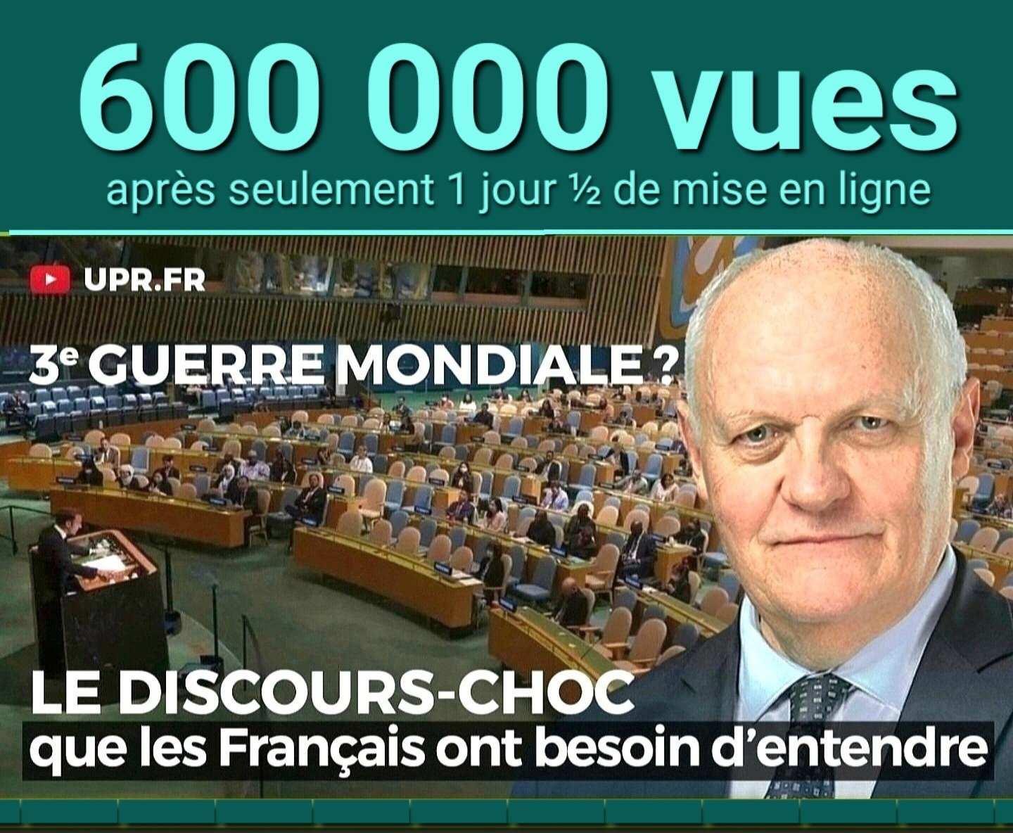 François Asselineau on Twitter "🎥 𝗗𝘂 𝗷𝗮𝗺𝗮𝗶𝘀 𝘃𝘂 𝗮̀ 𝗹'𝗨𝗣𝗥 ! 𝗗𝗲́𝗷𝗮̀ 𝟲𝟬𝟬