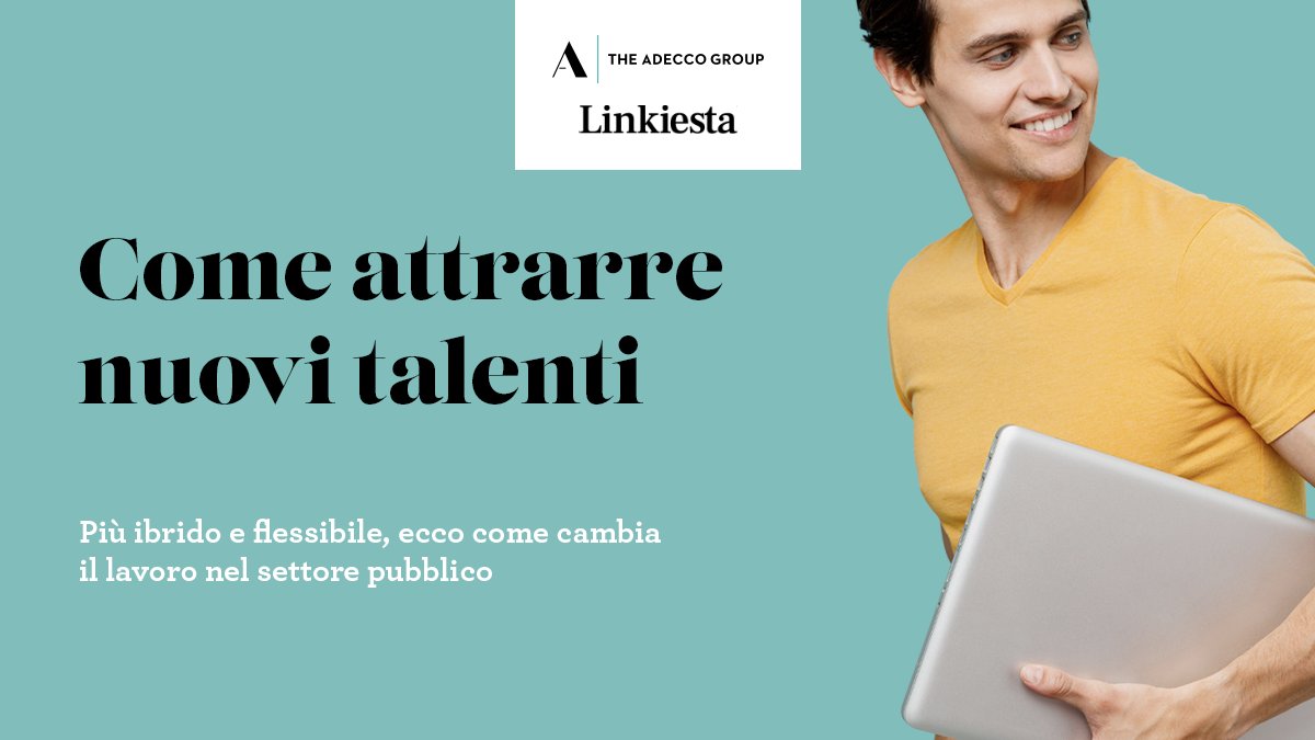 AdeccoGroupITA's tweet photo. Come sta cambiando il volto del #PublicSector? Quali modalità si stanno affermando per integrare nuove competenze e talenti? Se ne è parlato nel secondo incontro del nostro ciclo #illavorocheverrà 2022. L'approfondimento su @Linkiesta: https://t.co/LRCuEv5Iw1 https://t.co/0ba1DYnGrR