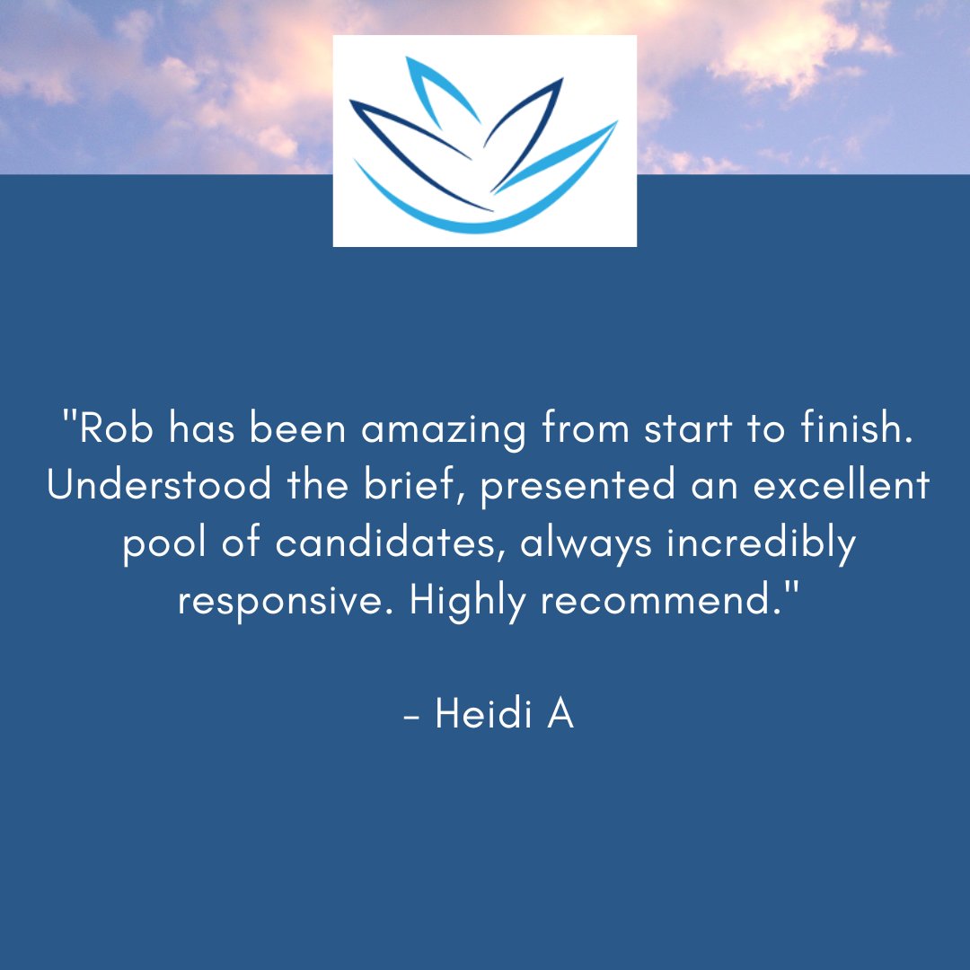 A lovely way to end the week sharing a review. 🥂

If you are looking for assistance to grow your team, get in touch.

📞01743612013
💻mail@blueorchidrecruitment.co.uk

#fridayfeedback #feedbackfriday #review #testimonial #clientexperience  #buildyourteam #recruitment