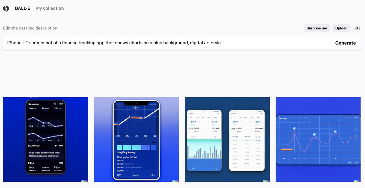 tatarynovich's tweet photo. App Store screenshots generated by Dalle-2 https://t.co/Nr9EkcPeb8
