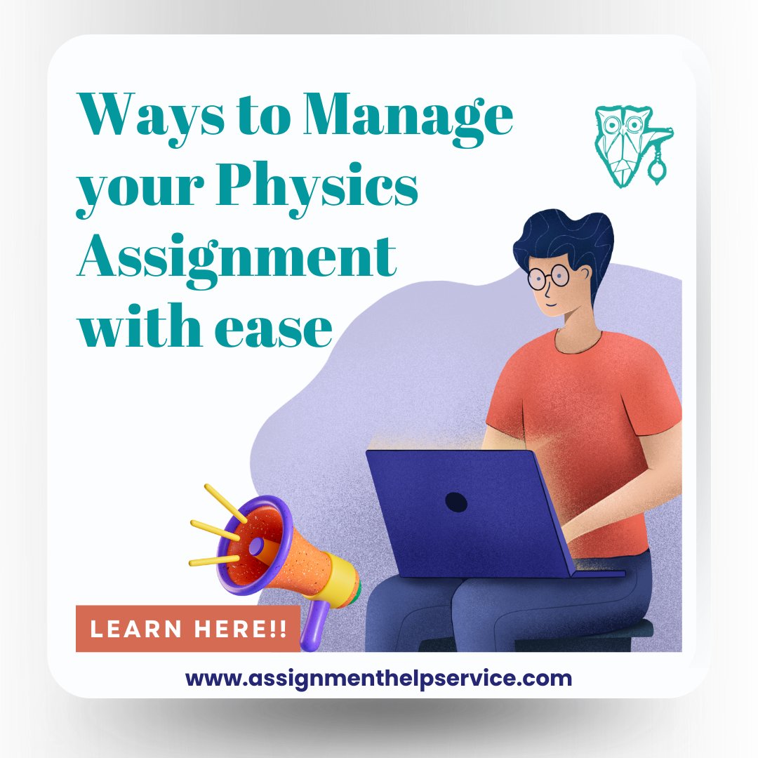 assignmentglobe's tweet image. Solve complicated physics tasks under top physicists. Assignment Help Service provides you with accurate physics assignments.
#assignmenthelpservice #physicsassignmenthelp #physicshelp #physicsexpert #onlinephysicshelp #physicshelper