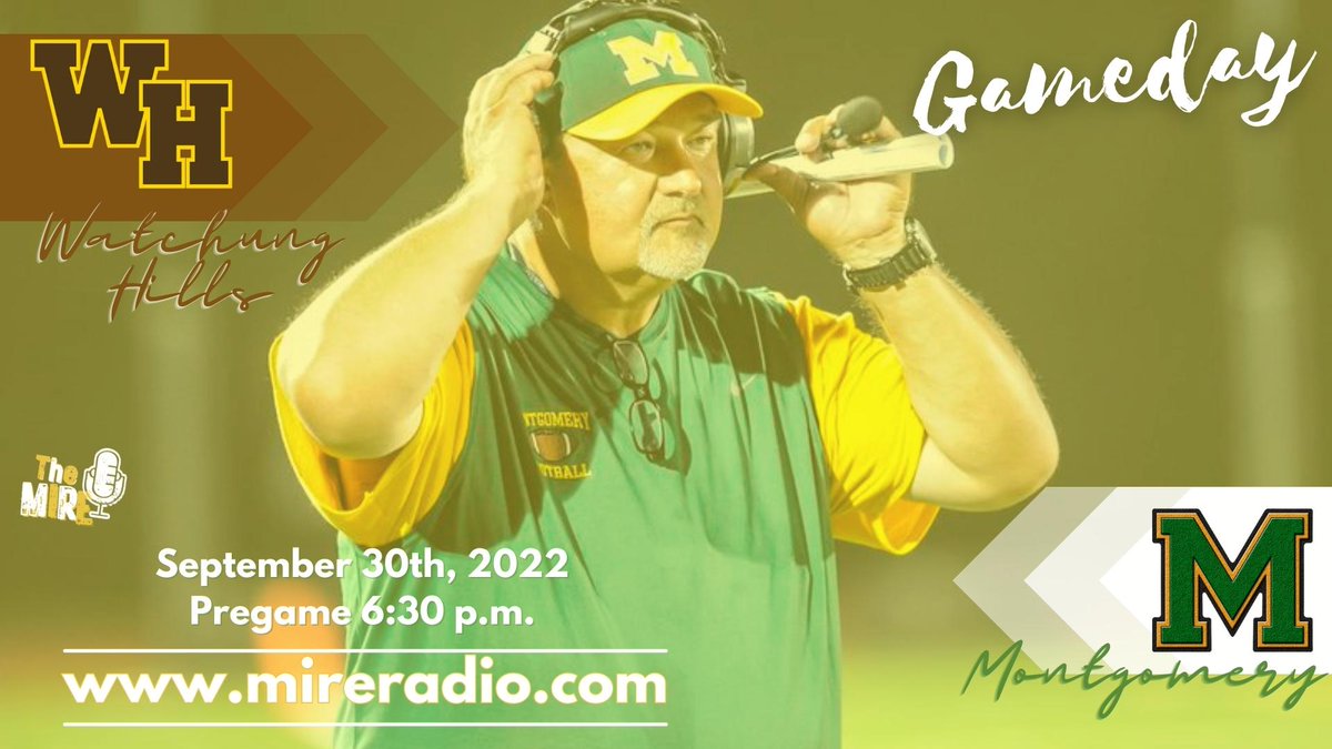 MIREradio's tweet photo. Can the Cougars make 6-0 (for the first time in school history) a reality? Find out tonight when the pregame show for Watchung vs Monty kicks off at 6:30 p.m. on https://t.co/9t6q06bf4J ! @FootballMonty @MyCJ_Sports  @MikeKinneyHS @bobnuse https://t.co/HepxneSaZt