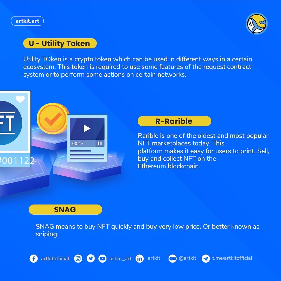 Artkit_art's tweet photo. Does anyone know the terms in NFT?  let's find out! swipe swipe!

#nftterms #cryptocurrency #Airdrop #BSC #Bitcoin #USDT #ArtKit #ARTI #bitcoinnews #artkitnft #cryptonews #cryptoindonesia #nftcollection
#nftgallery
#nfts https://t.co/OQCBnB1R16