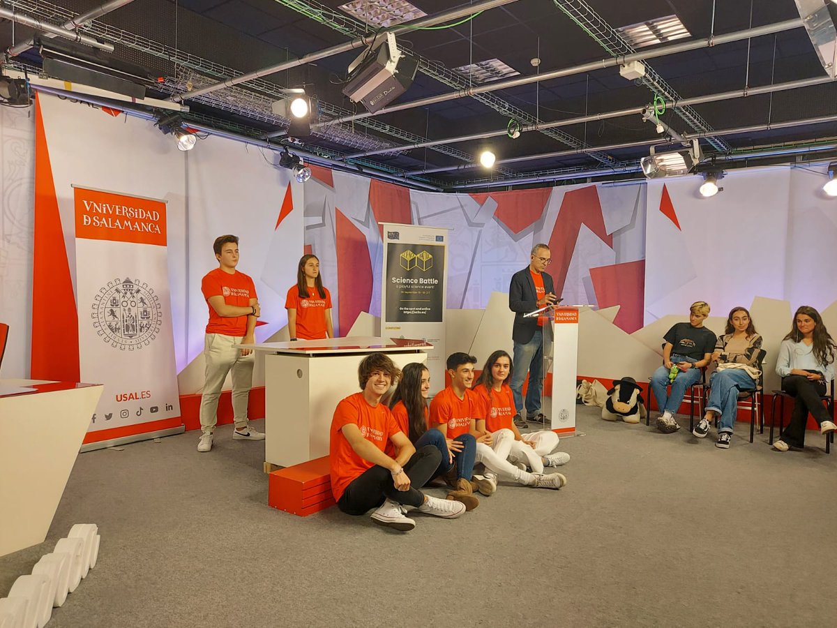 Salamanca is on second place!! <a href="/EC2U_Alliance/">EC2U Alliance of European Universities</a> #Ec2uScienceBattle <a href="/UnivPoitiers/">Université de Poitiers</a> <a href="/unipv/">Università di Pavia</a> <a href="/usal/">Universidad de Salamanca</a> <a href="/UniJena/">Universität Jena</a> <a href="/UnivdeCoimbra/">Universidade de Coimbra</a> <a href="/UAICiasi/">UAIC IASI</a> <a href="/UniTurku/">Turun yliopisto - University of Turku</a>
