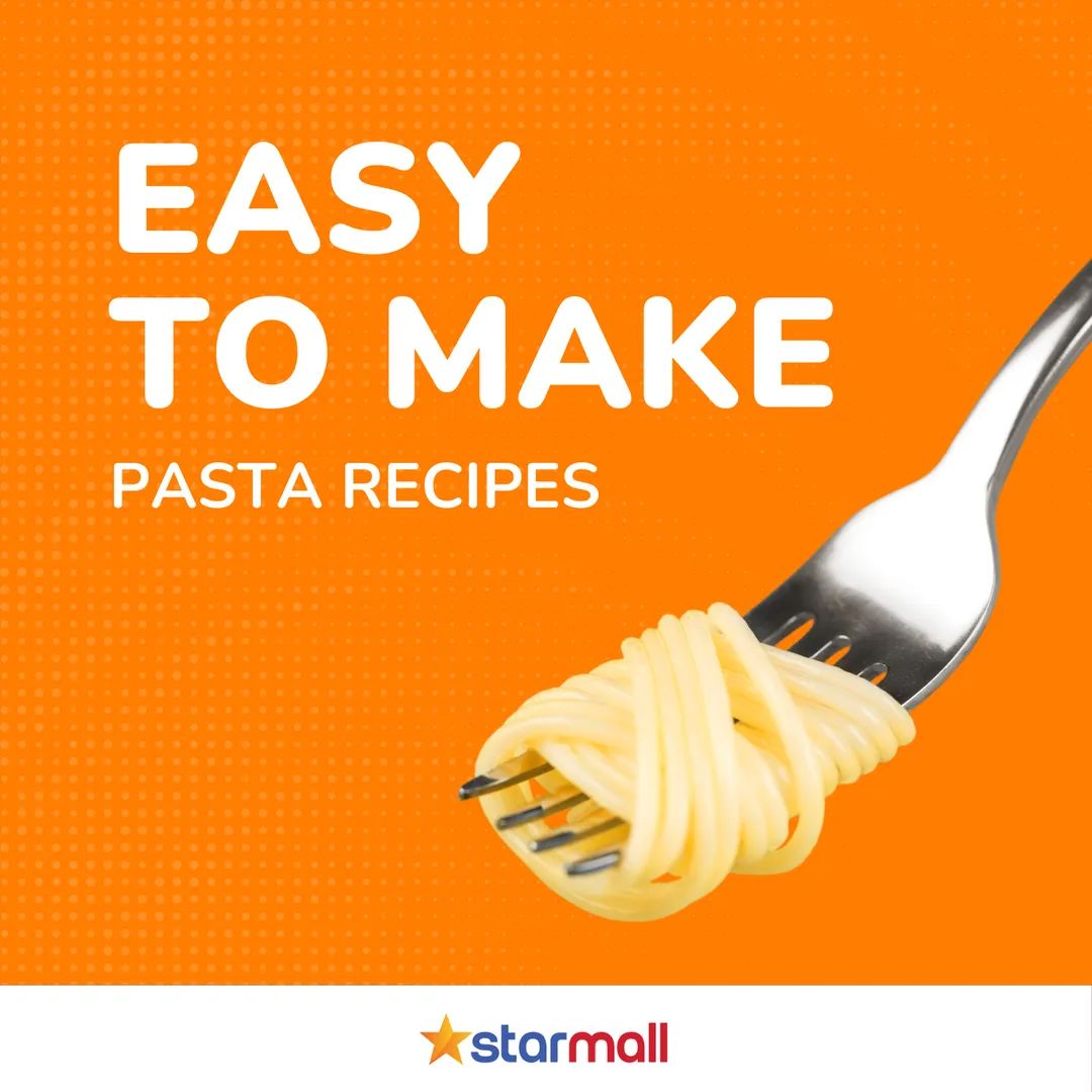 StarmallsPH's tweet photo. Treat your family over the weekend with these easy to make pasta dishes! 

#Starmall https://t.co/7NPAzyw5Ni