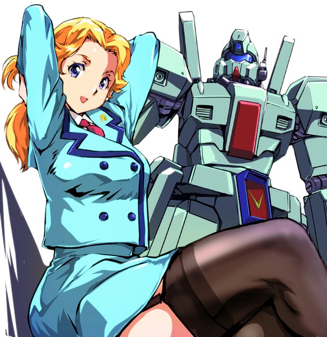 アナハイム娘とジェガン 