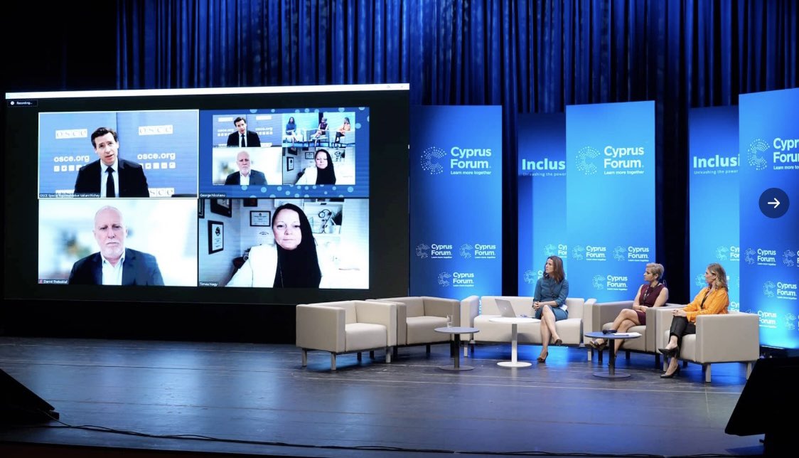 This morning, during a session at the <a href="/CypForum/">Cyprus Forum</a>, <a href="/FAST_Initiative/">Finance Against Slavery & Trafficking</a> together with  <a href="/TimeasCause/">Timea's Cause</a>, <a href="/OSCE/">OSCE</a>’s Valiant Richey, Judge Michelle Brewer, Niki Charilaou, and Katerina Stephanou called on the financial sector to contribute to ending modern slavery, in line with SDG target 8.7.