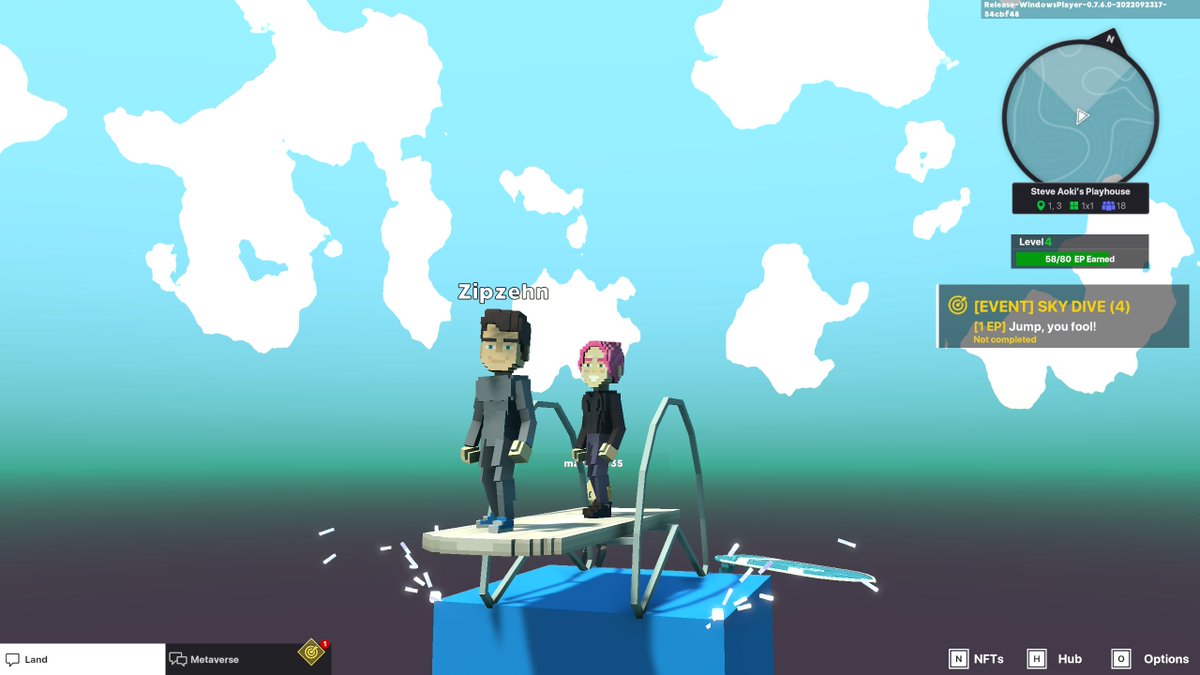 JobeeYa's tweet photo. @TheSandboxGame @steveaoki I just participated in the #SandboxAlphaS3Giveaway for a chance to win 500 SAND! Found the high diving board in @steveaoki's Playhouse, check out my screenshot below!
👇gm! https://t.co/7VzVspffw2