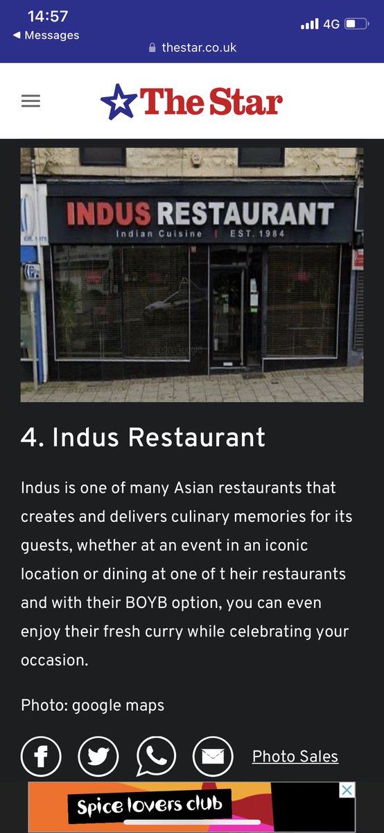 Indus Restaurant tweet media