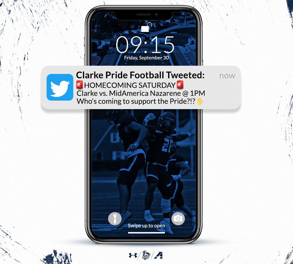 ClarkePrideFB's tweet photo. Who's ready?!?!? 👀

#PackDalzell // #BeatMNU https://t.co/jSZHWW5tYO