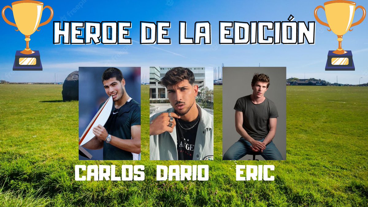 ExpedicionAl's tweet photo. 🏆16º PREMIO: HEROE DE LA EDICIÓN
Nominados: @Carlos_ExpDi @Dario_ExpDi @Eric_ExpDi https://t.co/5xyZN6Ms9i