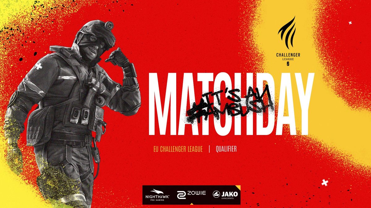 Ambush_gg's tweet photo. #AmbushR6 MATCHDAY ‼️
Our R6 squad is back with some reinforcements for the 3rd and last #R6EUCL qualifier! Need to make it to Final to qualify!
🌍@R6esportsEU Challenger League Qualifier
🕓18:00 CEST
@Diffele_R6S
@RoadRunnne
@Raastin1
@drewR6s (s)
@Sadrzm_ (s)
#ItsAnAmbush https://t.co/6gcsm0f5u4