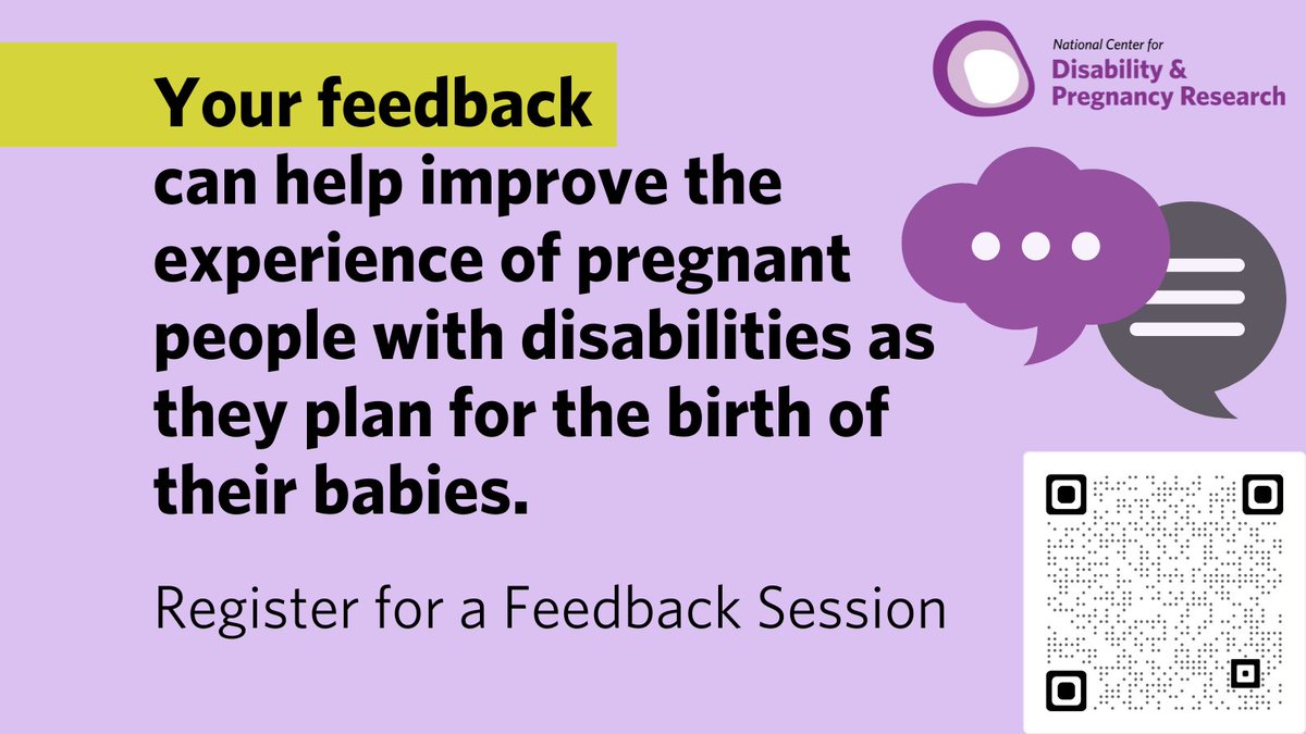 LurieInstitute's tweet photo. Are you a parent with a disability? Your feedback can help improve the @dis_pregnancy tool to assist pregnant people with disabilities as they plan for the birth of their babies.
#ParentsWithDisabilities

Find out more/register to give feedback: https://t.co/RA0LO9uOJd https://t.co/k0RRSN1r5q