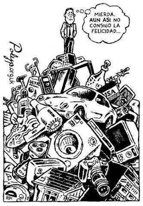 La felicidad depende de tu actitud, no de la cantidad de cosas que tengas #Reduce