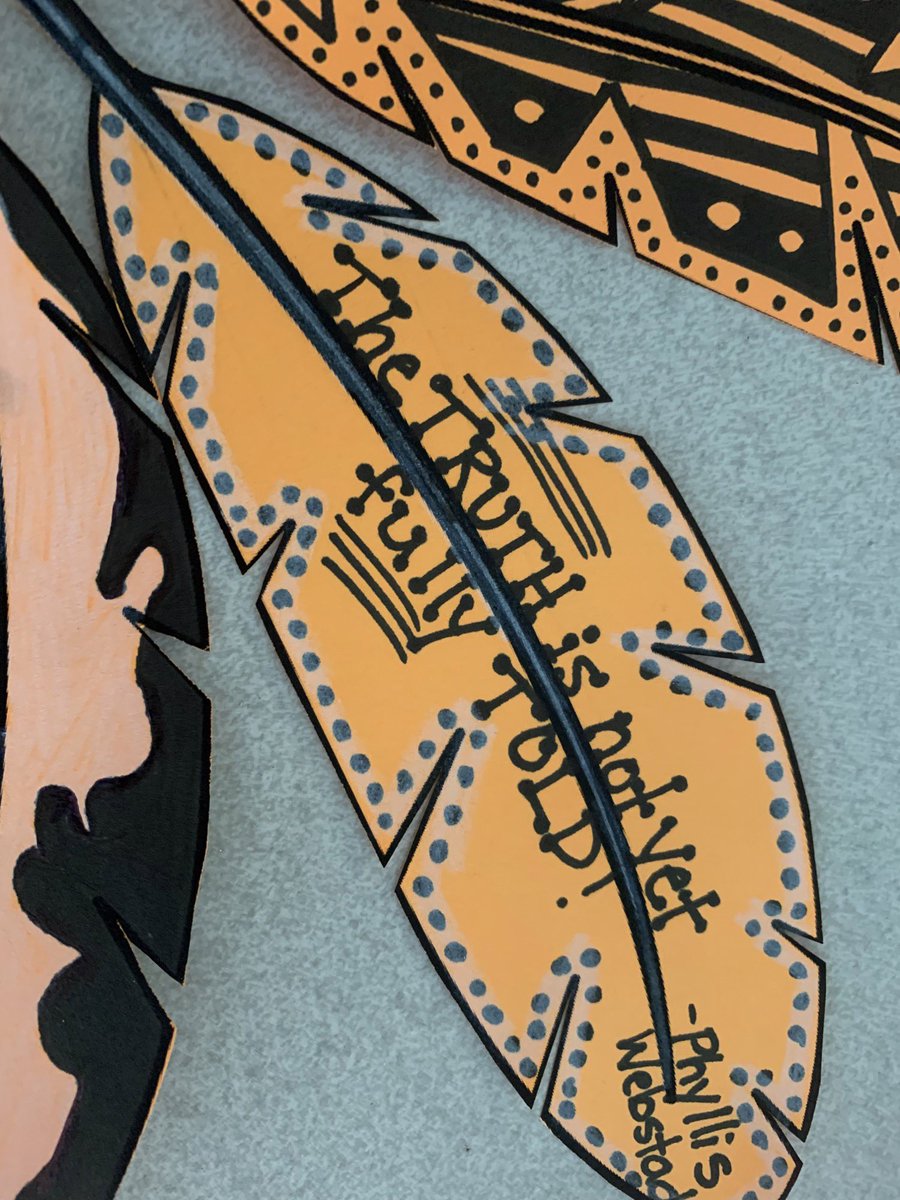 TroyMaracle's tweet photo. Awesome installation. Wings of Hope. So@much great learning happening at PECI @HPEschools #OrangeShirtDay2022 #TruthAndReconciliation https://t.co/vfHppqYjzj