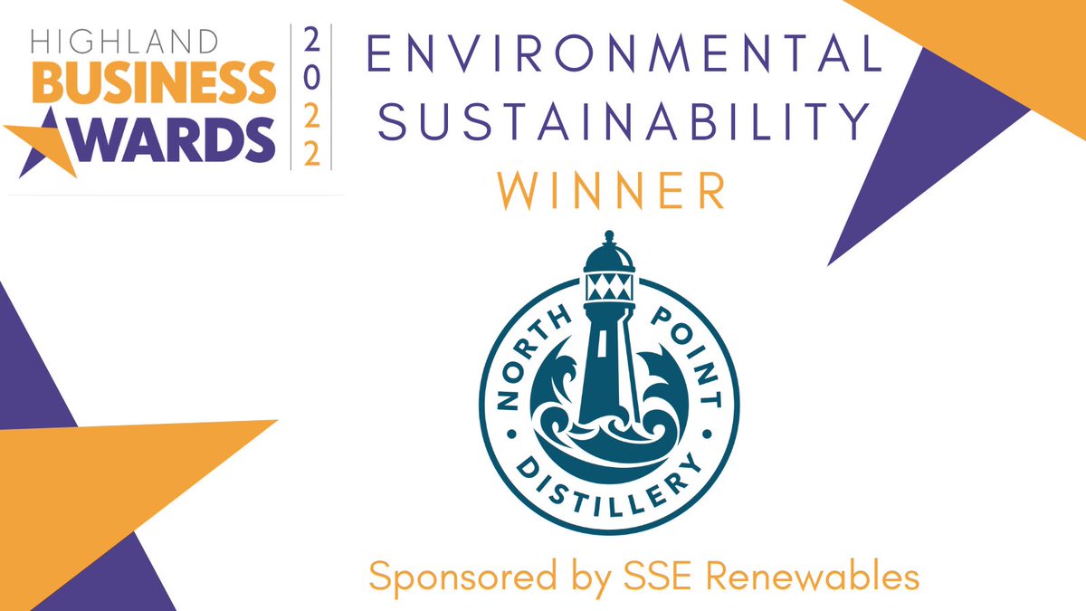 ✨Environmental Sustainability✨
sponsored by @sserenewables 
And the winner is…

North Point Distillery

@NorthPointRum #HighlandBizWk
