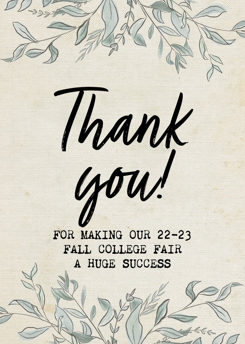 Thank you, students, parents, college and business representatives, counselors, PTSA, and NISD administration for helping make our college fair a success. Shout-out to our Culinary Academy. The food in the hospitality space was amazing! Thanks, Byron Nelson HS for hosting.