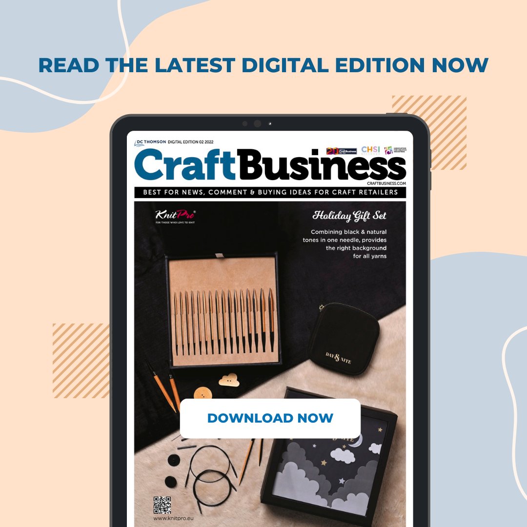 The latest digital edition of Craft Business is out now! Download your free copy at bit.ly/3SZ0MwT