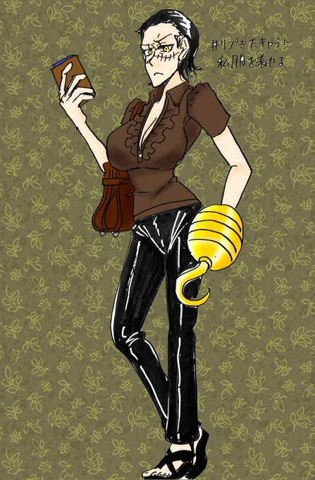 #今月描いた絵を晒そう 
ワンピースはここらへん 