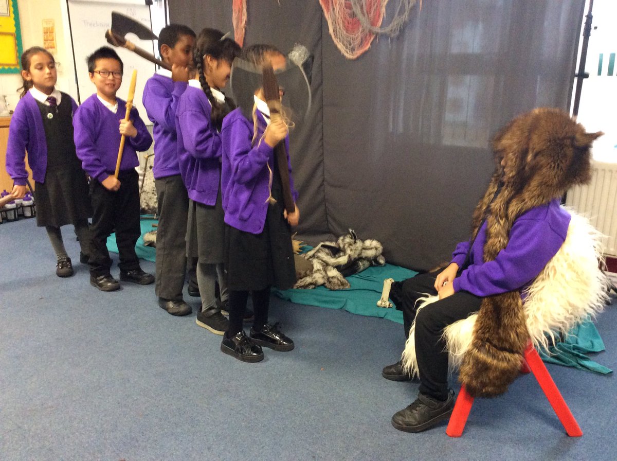 KingsleyLpool's tweet photo. Year 3 stepped back to 15000BC today! We performed Stone Age drama, as well as creating Stone Age cave paintings! #kingsleyHistory #stoneage #class3b #class3c #class3h https://t.co/bwJDFmvdvd