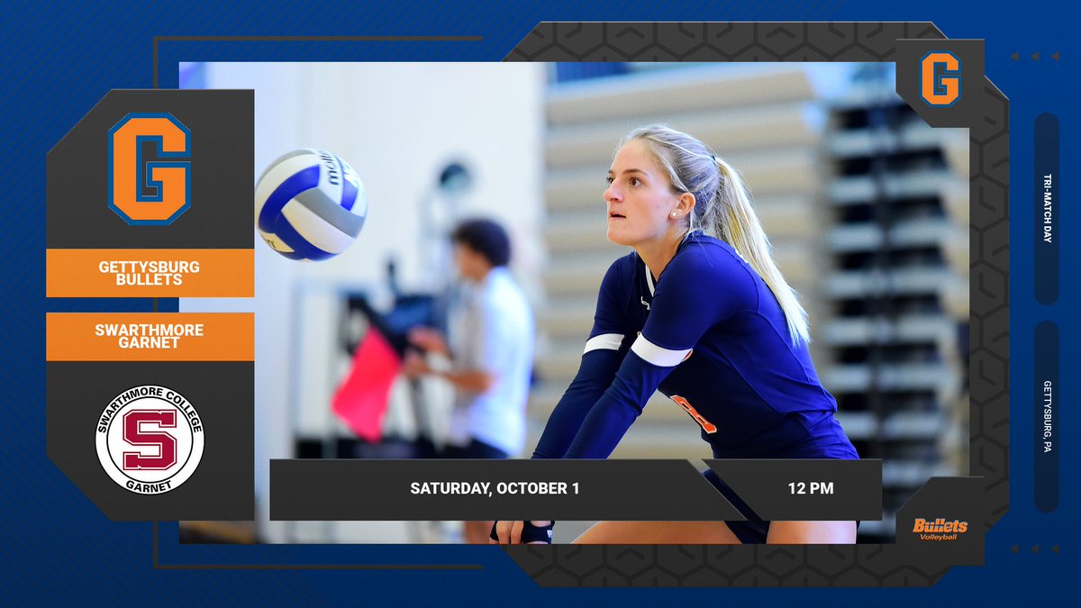 gburgbullets's tweet photo. Volleyball opens up their tri-match today against Swarthmore and Stevenson! First game is against Swarthmore at 12 PM. πΆπ· #GoBullets #BulletsVB https://t.co/NQiT3QKPdh