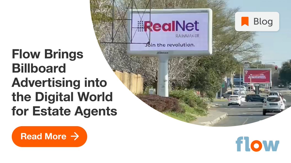 flowlivingcom's tweet photo. 📣 Flow Digital Billboards: "A quantum leap for the real estate industry in South Africa" https://t.co/AQbun8wkQo
Head over to the blog for more on how leading brands RealNet and Reserved Suites are already using Flow digital billboards in Pretoria and Sandton https://t.co/vygyC32oZh