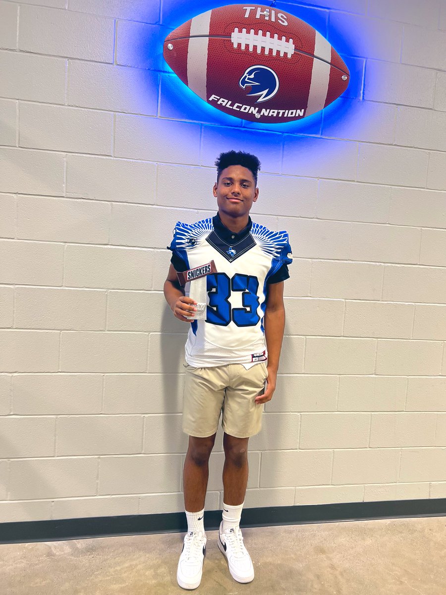 Week 5 F.L.Y Player of the Week and 1st recipient of the “ Snickers” Player of the Week “Captain “Jack  Van Otten by