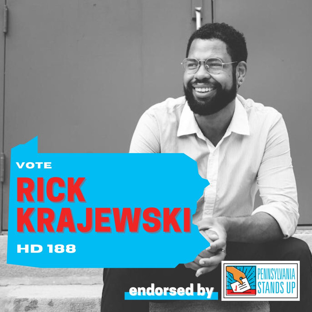 PAStandsUp's tweet photo. We’re with @RabbForThePeople, @RickforPhilly, @Fiedler4Philly, @RoniGreenfor190, @TarikforPA, and @bwaxman because they’ll fight for working people in Harrisburg! Learn more about our endorsed candidates at https://t.co/5O22K19J7W #UpToUsPA @reclaimphila #Vote https://t.co/xJ7frPNyj1