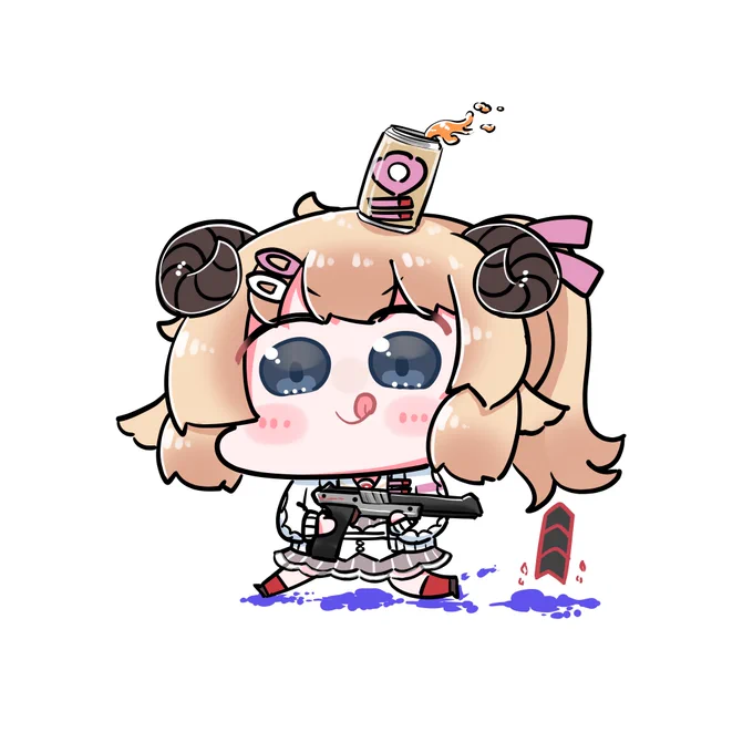 ZAPつよつよ羊 #つのまきあーと 
