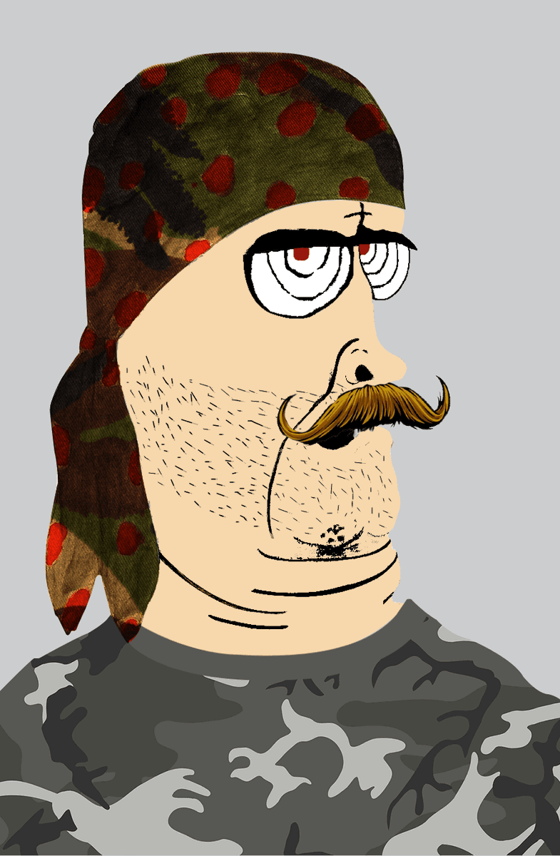 All the brave people out there, this one is for you guys.
Dangerous and equipped with combat abilities.

Heroic Soldiers #43 

#NFT #NFTcollectible #nftcollectors #NFTcollections #nftart #BTC #digitalart #SupportUkraine