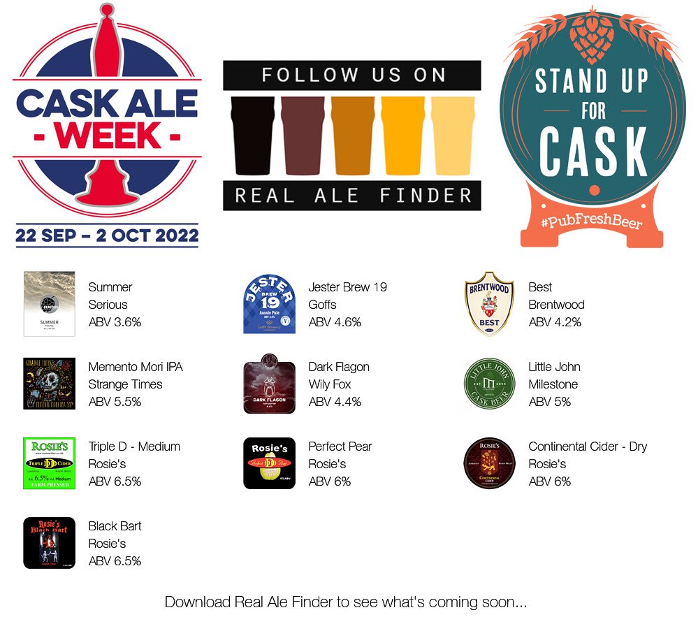Skew Bridge Alehouse (@skewbridgepub) on Twitter photo Lovely weather for ducks. But itās a lot wetter inside our pub with these beers on. Weāre open.
Beer Board: bit.ly/2K2ZX5S
#CaskAleWeek <a href="/SeriousBrewCo/">Serious Brewing Company</a> <a href="/GoffsBrewery/">Goffs Brewery</a> <a href="/BrentwoodBrewCo/">Brentwood Brewing Co</a> @Str4ngeTimes <a href="/WilyFoxBrewery/">Wily Fox Brewery</a> <a href="/MilestoneBrewi1/">Milestone Brewing</a>
#RealAleFinder ā¦<a href="/StHelensCAMRA/">St Helens & Districts CAMRA</a>ā© Lovely weather for ducks. But itās a lot wetter inside our pub with these beers on. Weāre open.
Beer Board: bit.ly/2K2ZX5S
#CaskAleWeek <a href="/SeriousBrewCo/">Serious Brewing Company</a> <a href="/GoffsBrewery/">Goffs Brewery</a> <a href="/BrentwoodBrewCo/">Brentwood Brewing Co</a> @Str4ngeTimes <a href="/WilyFoxBrewery/">Wily Fox Brewery</a> <a href="/MilestoneBrewi1/">Milestone Brewing</a>
#RealAleFinder ā¦<a href="/StHelensCAMRA/">St Helens & Districts CAMRA</a>ā©