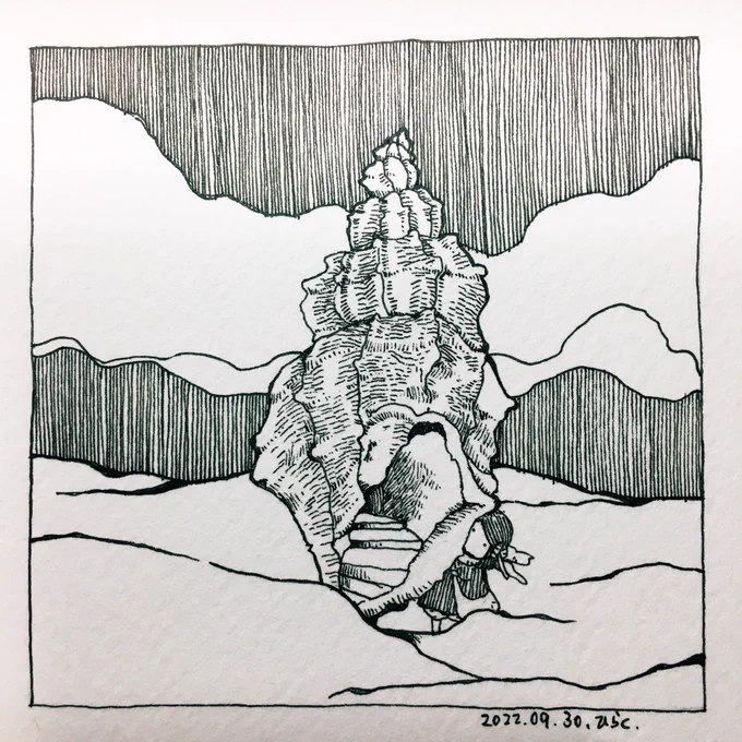 9/30:
今年の入り口はここですか?
Is this the entrance this year?

 #Pavot  #ペン画 