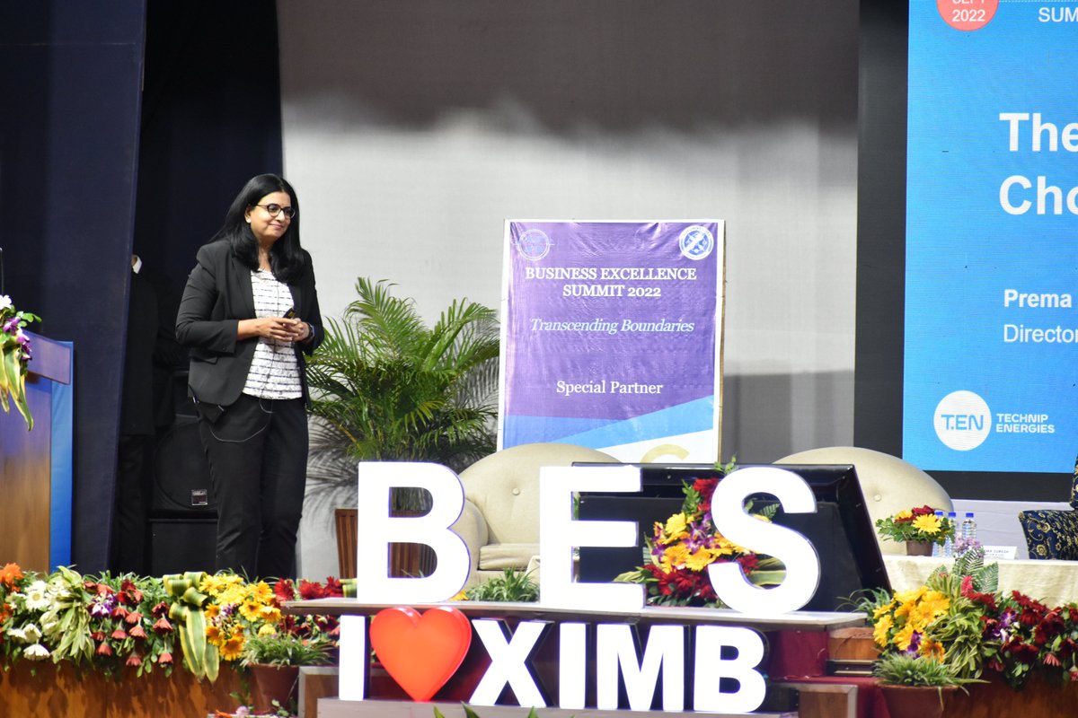 ximb_official's tweet photo. XIM, Bhubaneswar was privileged to host Miss Prema Suresh, Director and COO of Technip Energies as an esteemed speaker for BES 2022. She shared her valuable insights on the topic - “The Future - Matter of our Choice”.
#XIM #BES2022 #35YearsofXIM https://t.co/UKflhj0lYx