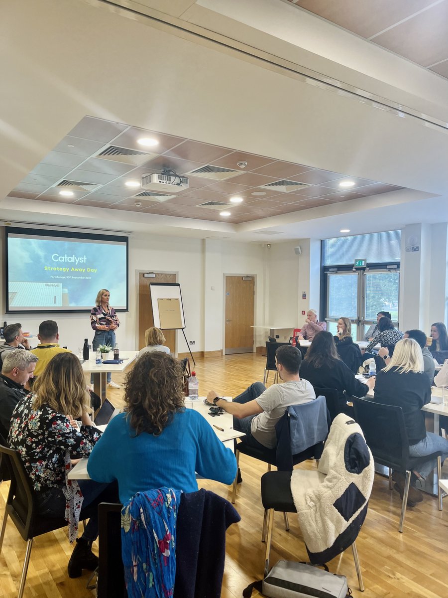 CatalystNI_'s tweet photo. We are in the NW today kicking off our Strategy Away Day with the entire Catalyst Team.
Collaborative discussions = meaningful insights.
Thanks to the Catalyst Team in our Derry-Londonderry innovation hub for organising a wonderful lunch and workshop session.
#CatalystTeam https://t.co/jTyX7iwlns