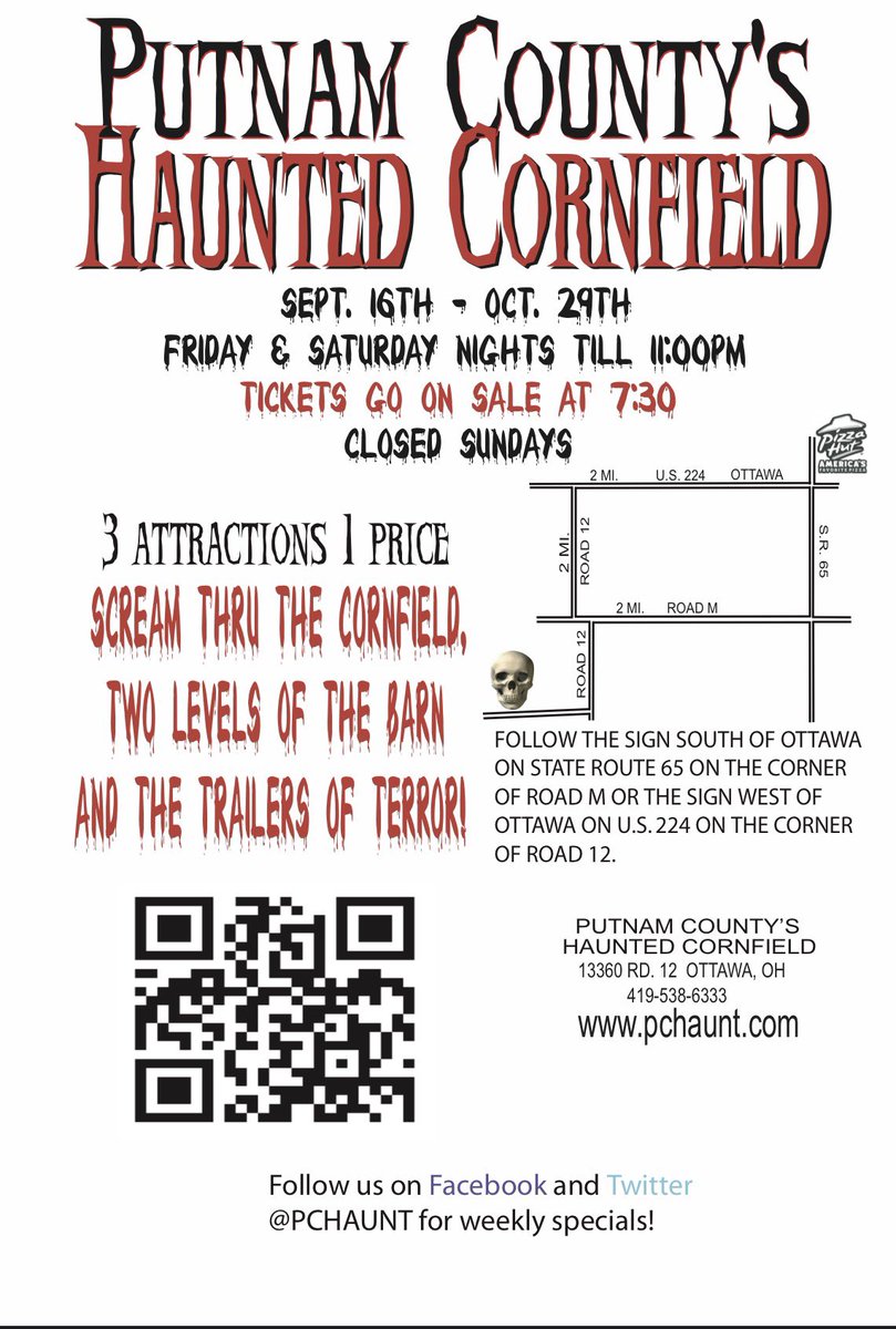 PCHAUNT's tweet photo. Weather looks like it is gonna be beautiful!!!!Fall weather is here nice and cool what a great time to come out for a great night of fun!  Keep calm and scream on!!  🤡🎃🤡🎃🤡🎃🤡🎃👻👻👻👻 https://t.co/1RmsLrTaHq