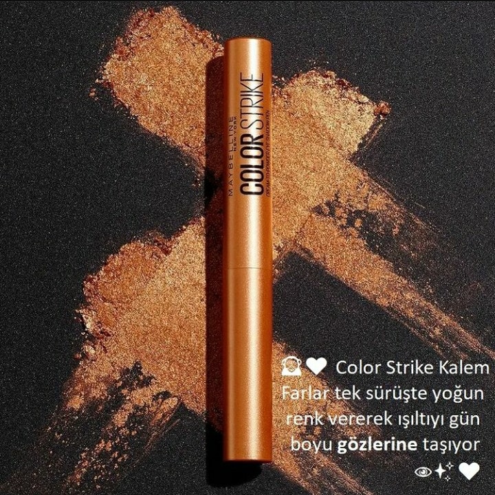 Maybelline Color Strike Kalem Far Çeşitleri netegir.com 'da Satışta !
☆ Internet Satış Sitemiz netegir.com
☆Youtube Kanalımız 🎥 : youtube.com/channel/UCLD94…
☆ Sipariş için Whatsapp 📞 05469032020
☆Havale/Eft  Kargo 🎁  12,50 ₺