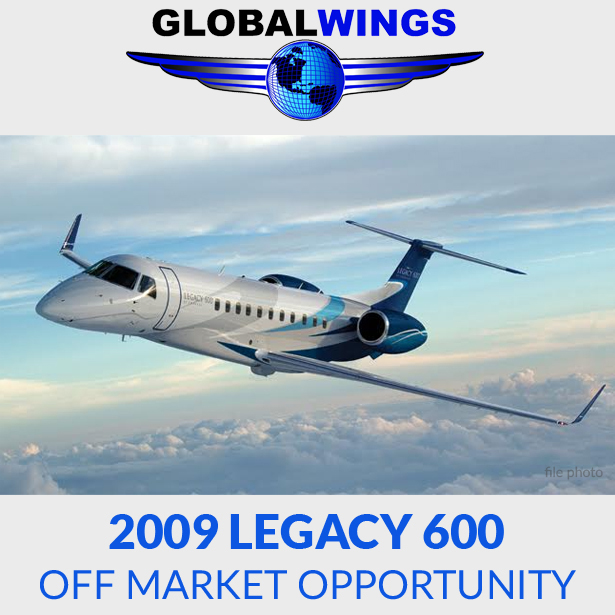 Off market - 2009 #Legacy 600 opportunity at Global Wings
More details at: https://t.co/LxrLiYJEqe
#bizav #aircraftforsale #privatejet #privateflying #businessaviation