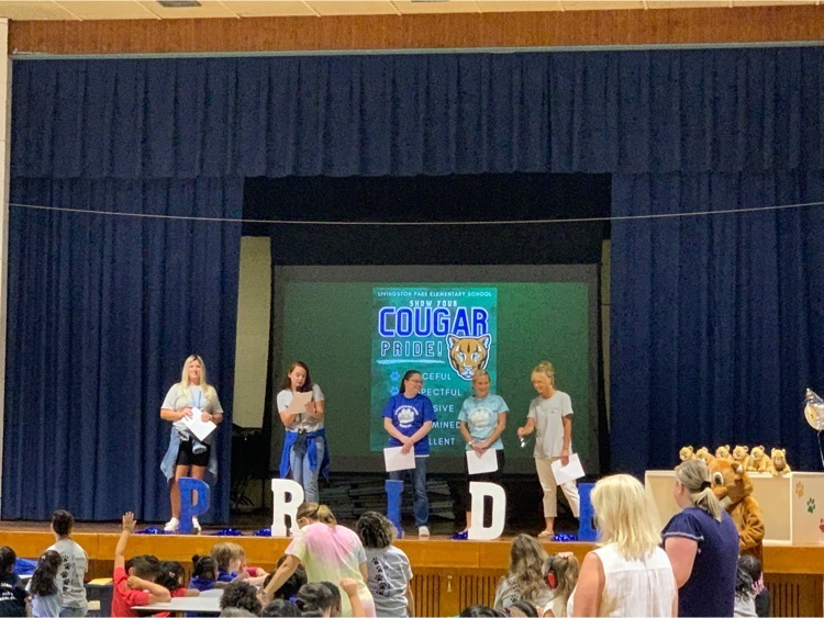 LivingstonPark's tweet photo. LP had an amazing PBSIS kick off a few weeks ago! We are ready to show our Cougar PRIDE! https://t.co/9gY2JLnlqQ
