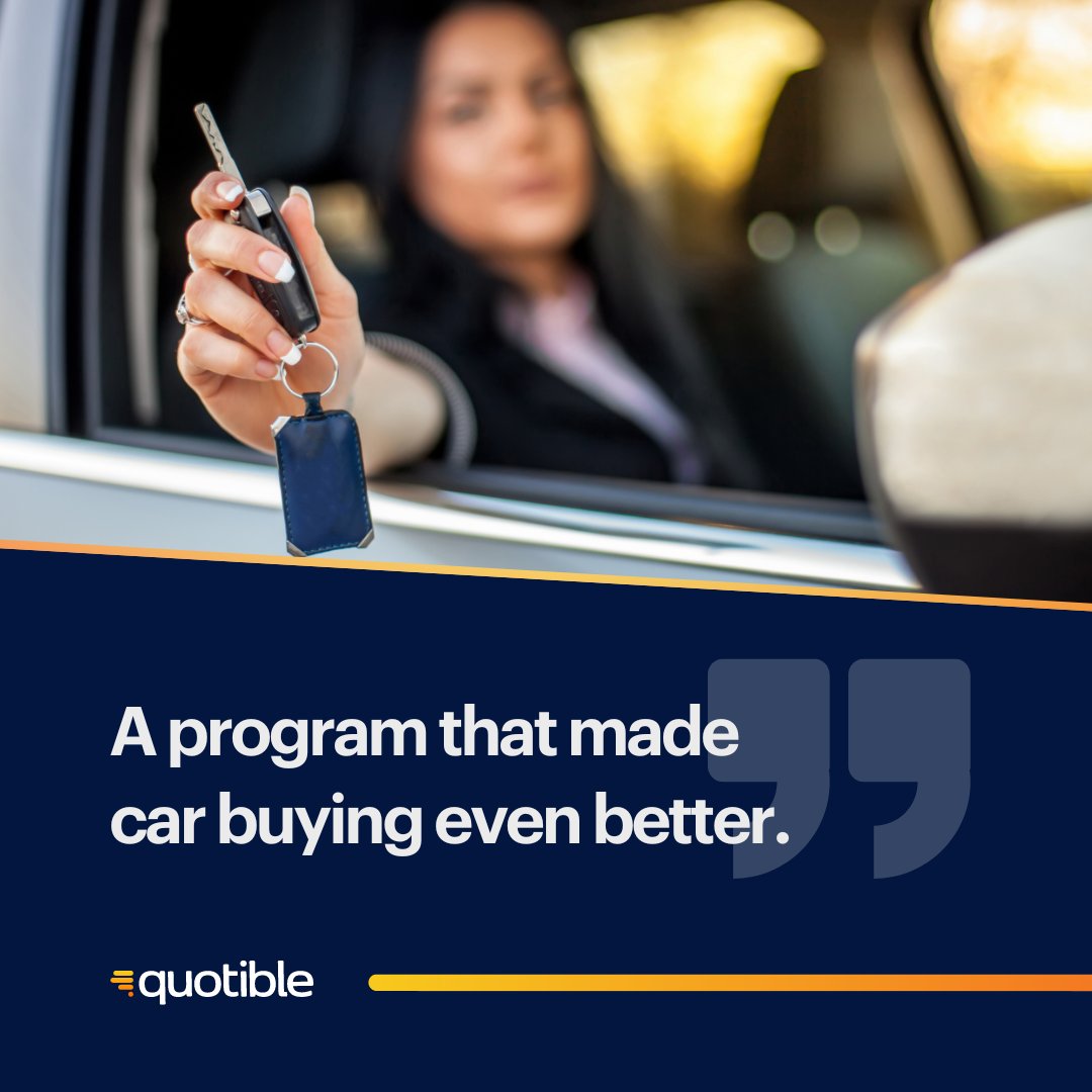 With Quotible, we aim to excel in customer service and experience for every prospective client. Our goal is to constantly be innovative with the latest car buying technology.  #DigitalRetail #AutoDealership #CarDealerships #SolutionFocused #CarStats #CarBuying